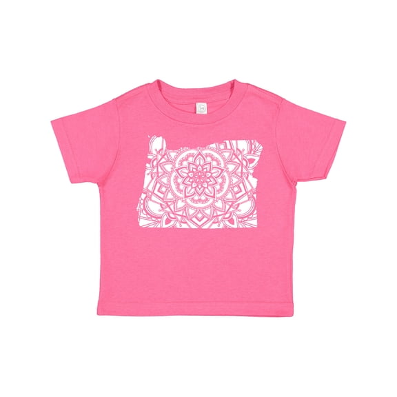 Inktastic Oregon Silhouette Mandala Boys or Girls Toddler T-Shirt