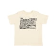 thumbnail image 1 of Inktastic Oregon Word Salad- State Outline Boys or Girls Toddler T-Shirt, 1 of 5