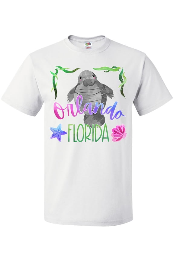 Orlando Florida Cute Swimming Manatee T-Shirt