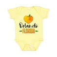 thumbnail image 1 of Inktastic Orlando Florida Orange in Heart Boys or Girls Baby Bodysuit, 1 of 5