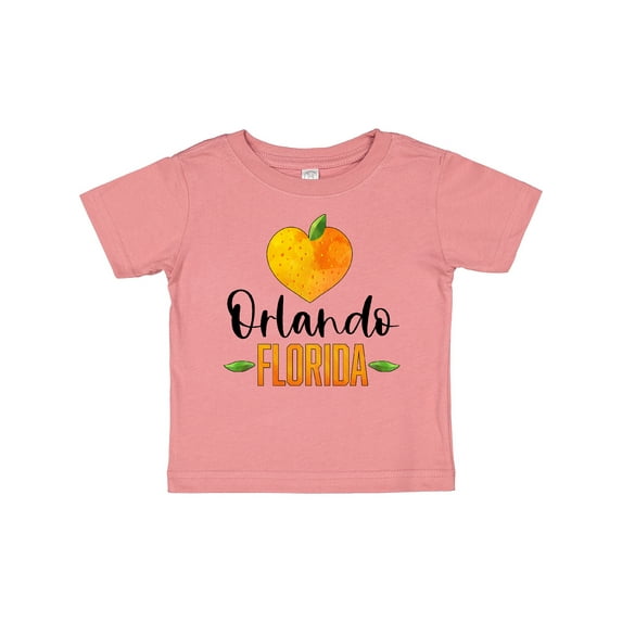Inktastic Orlando Florida Orange in Heart Boys or Girls Baby T-Shirt