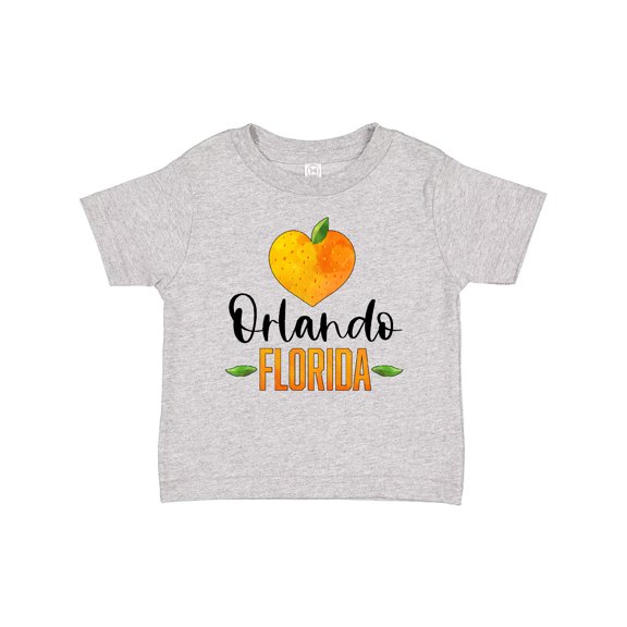 Inktastic Orlando Florida Orange in Heart Boys or Girls Baby T-Shirt