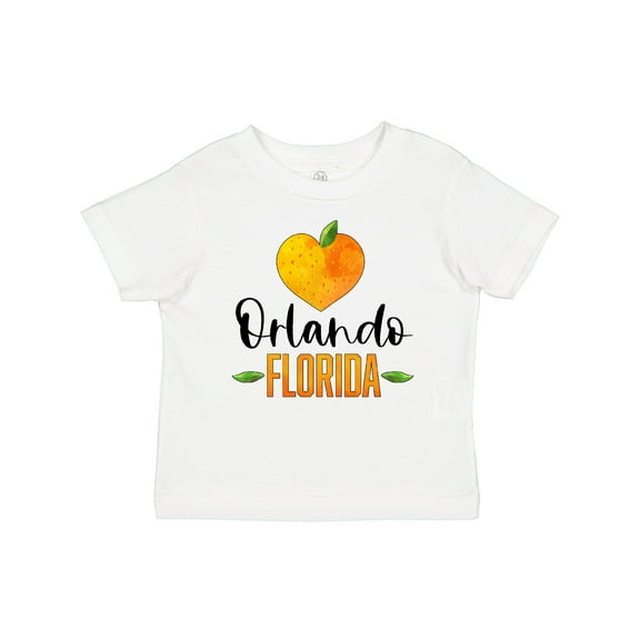 Inktastic Orlando Florida Orange in Heart Boys or Girls Baby T-Shirt