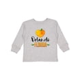 thumbnail image 1 of Inktastic Orlando Florida Orange in Heart Boys or Girls Long Sleeve Toddler T-Shirt, 1 of 5