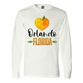 thumbnail image 1 of Inktastic Orlando Florida Orange in Heart Long Sleeve T-Shirt, 1 of 5