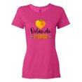 thumbnail image 1 of Inktastic Orlando Florida Orange in Heart Women's T-Shirt, 1 of 5