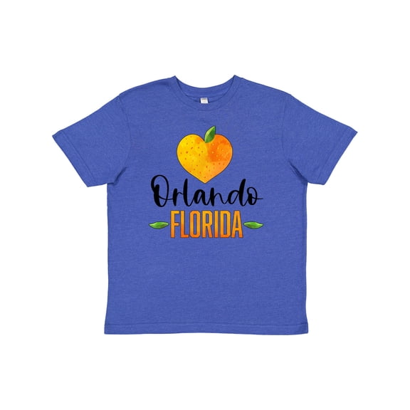 Inktastic Orlando Florida Orange in Heart Youth T-Shirt