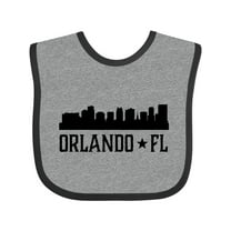 Inktastic Orlando Florida Skyline City Boys or Girls Baby Bib