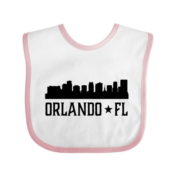Inktastic Orlando Florida Skyline City Boys or Girls Baby Bib