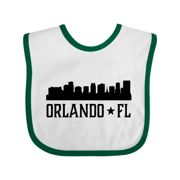 Inktastic Orlando Florida Skyline City Boys or Girls Baby Bib