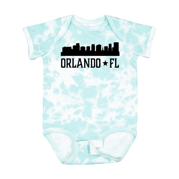 Inktastic Orlando Florida Skyline City Boys or Girls Baby Bodysuit