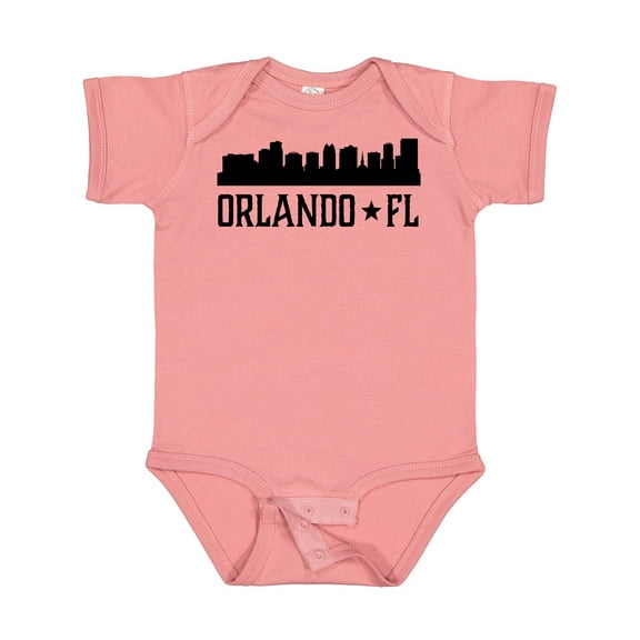 Inktastic Orlando Florida Skyline City Boys or Girls Baby Bodysuit