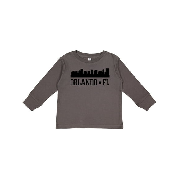 Inktastic Orlando Florida Skyline City Boys or Girls Long Sleeve Toddler T-Shirt