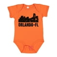 thumbnail image 1 of Inktastic Orlando Skyline with Grunge Boys or Girls Baby Bodysuit, 1 of 5
