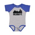 thumbnail image 1 of Inktastic Orlando Skyline with Grunge Boys or Girls Baby Bodysuit, 1 of 5