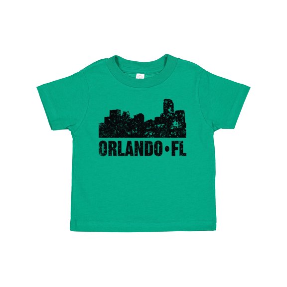 Inktastic Orlando Skyline with Grunge Boys or Girls Toddler T-Shirt