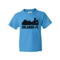 thumbnail image 1 of Inktastic Orlando Skyline with Grunge Youth T-Shirt, 1 of 5