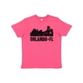 thumbnail image 1 of Inktastic Orlando Skyline with Grunge Youth T-Shirt, 1 of 5