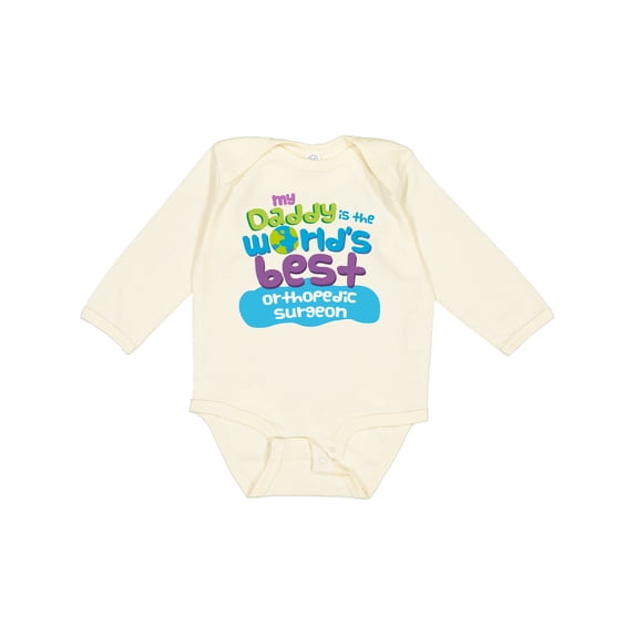 Inktastic Orthopedic Surgeon Daddy Boys or Girls Long Sleeve Baby Bodysuit