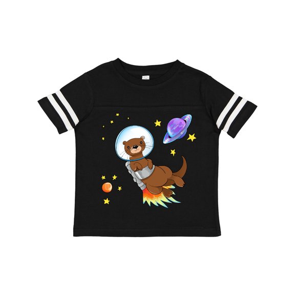 Inktastic Otter Space Cute Otter with Rocket Pack Boys or Girls Toddler T-Shirt
