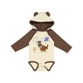 thumbnail image 1 of Inktastic Otter Space cute otter with rocket pack Boys or Girls Long Sleeve Baby Bodysuit, 1 of 5