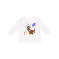 thumbnail image 1 of Inktastic Otter Space cute otter with rocket pack Boys or Girls Long Sleeve Toddler T-Shirt, 1 of 5