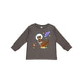 thumbnail image 1 of Inktastic Otter Space cute otter with rocket pack Boys or Girls Long Sleeve Toddler T-Shirt, 1 of 5