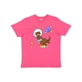 thumbnail image 1 of Inktastic Otter Space cute otter with rocket pack Youth T-Shirt, 1 of 5