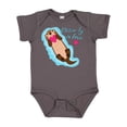 thumbnail image 1 of Inktastic Otter-ly in Love-otter with Heart Boys or Girls Baby Bodysuit, 1 of 5