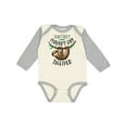 thumbnail image 1 of Inktastic Our 1st Mother's Day Together Cute Mom and Baby Sloth Boys or Girls Long Sleeve Baby Bodysuit, 1 of 5