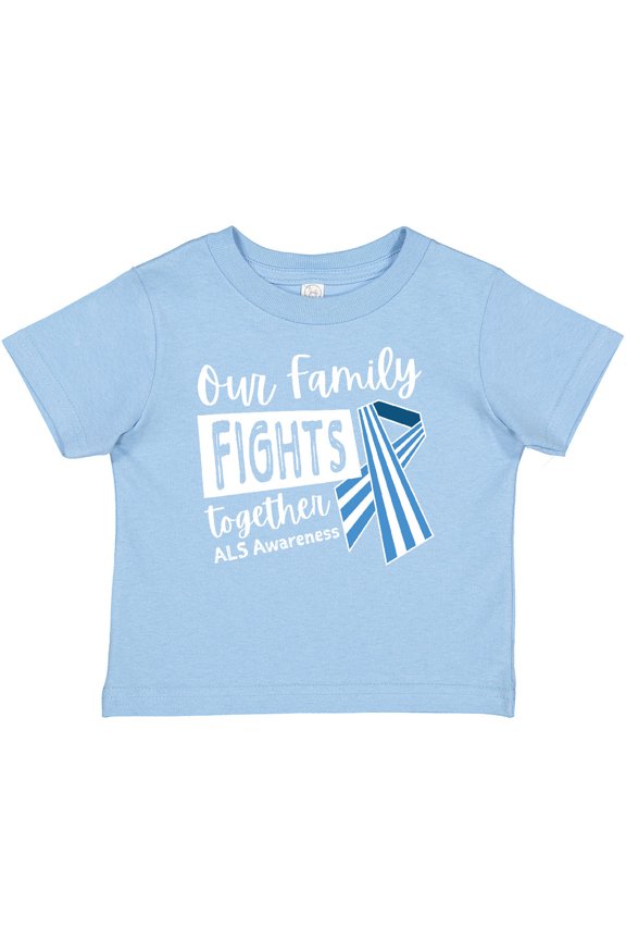 Our Family Fights Together ALS Awareness Boys or Girls Baby T-Shirt