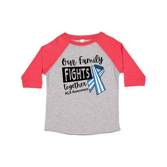 Inktastic Our Family Fights Together ALS Awareness Boys or Girls Toddler T-Shirt