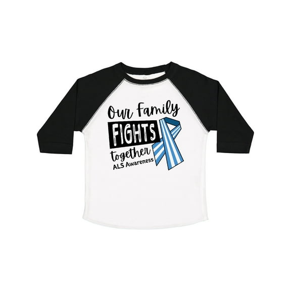 Inktastic Our Family Fights Together ALS Awareness Boys or Girls Toddler T-Shirt
