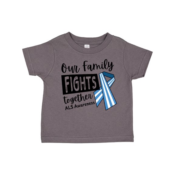 Inktastic Our Family Fights Together ALS Awareness Boys or Girls Toddler T-Shirt
