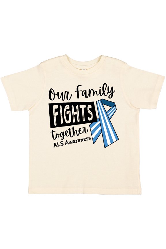 Our Family Fights Together ALS Awareness Boys or Girls Toddler T-Shirt