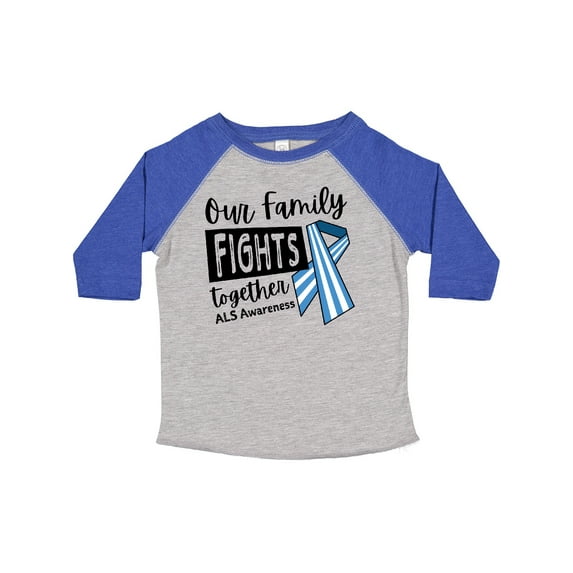 Inktastic Our Family Fights Together ALS Awareness Boys or Girls Toddler T-Shirt