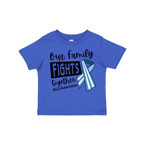 Inktastic Our Family Fights Together ALS Awareness Boys or Girls Toddler T-Shirt