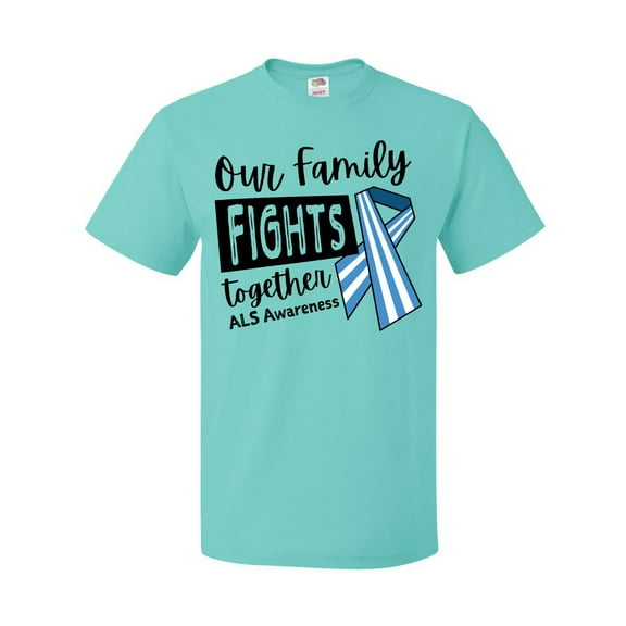 Inktastic Our Family Fights Together ALS Awareness T-Shirt