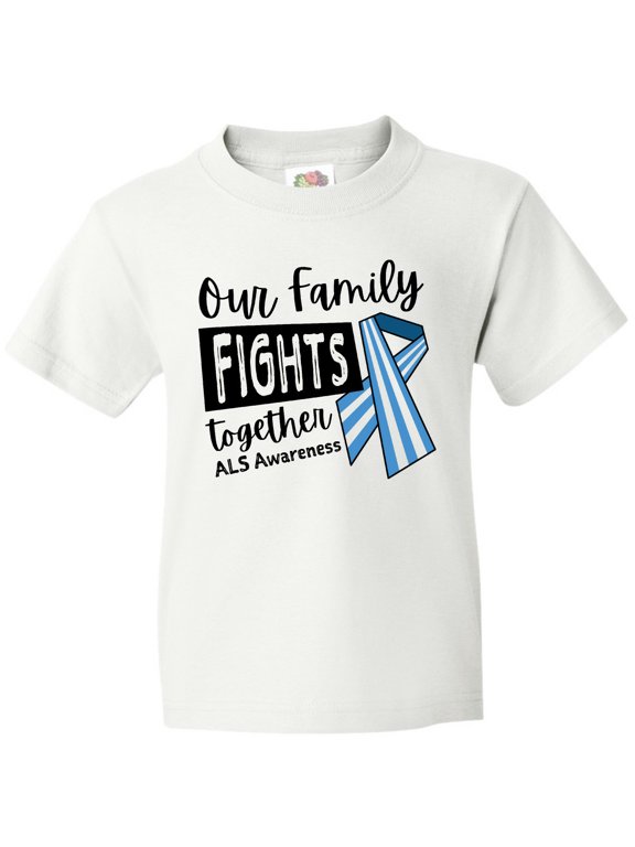 Our Family Fights Together ALS Awareness Youth T-Shirt