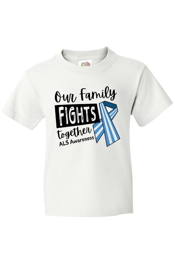 Our Family Fights Together ALS Awareness Youth T-Shirt