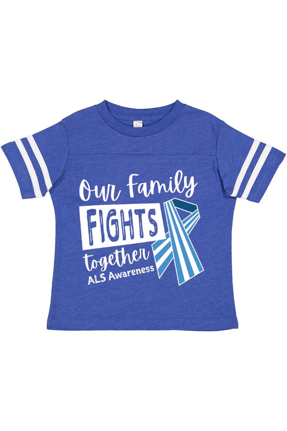 Our Family Fights Together Als Awareness Boys or Girls Toddler T-Shirt