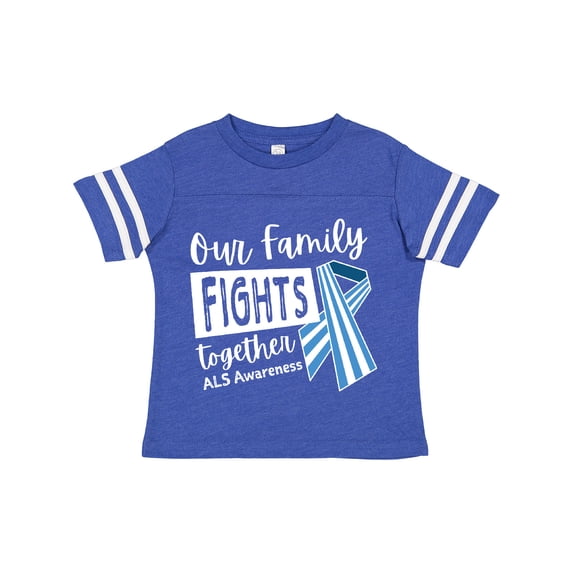 Inktastic Our Family Fights Together Als Awareness Boys or Girls Toddler T-Shirt