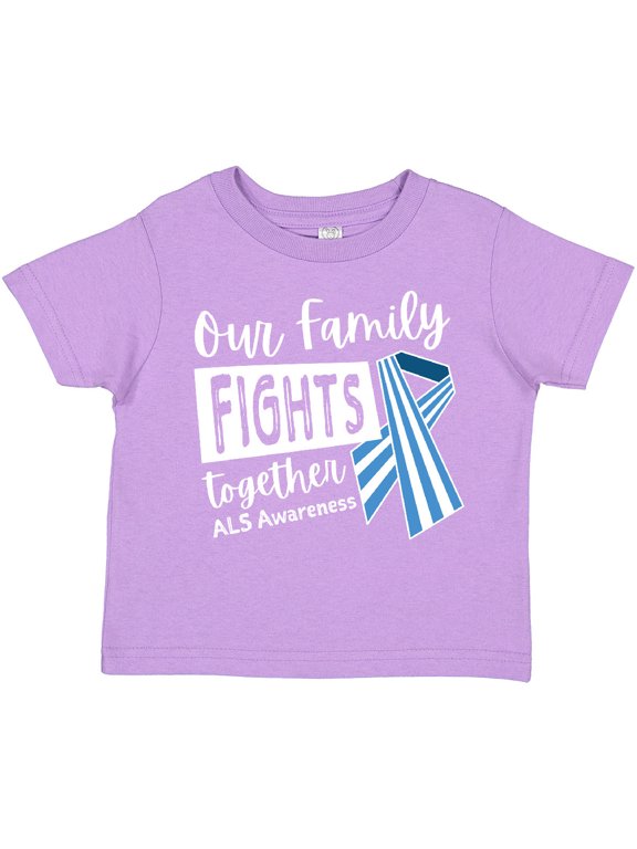 Our Family Fights Together Als Awareness Boys or Girls Toddler T-Shirt