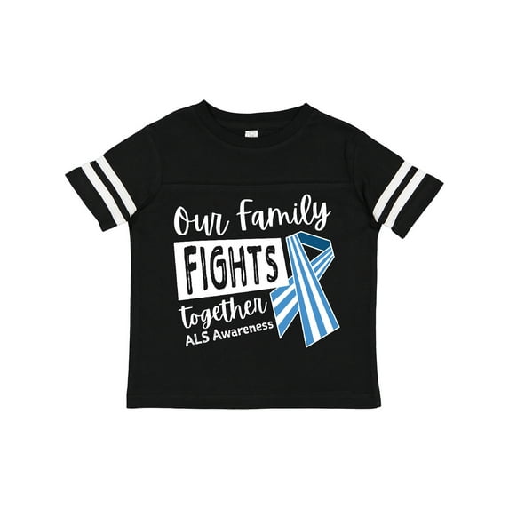 Inktastic Our Family Fights Together Als Awareness Boys or Girls Toddler T-Shirt
