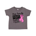 thumbnail image 1 of Inktastic Our Family Fights Together Breast Cancer Awareness Boys or Girls Toddler T-Shirt, 1 of 5