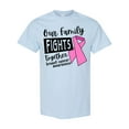 thumbnail image 1 of Inktastic Our Family Fights Together Breast Cancer Awareness T-Shirt, 1 of 5