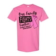 thumbnail image 1 of Inktastic Our Family Fights Together Breast Cancer Awareness T-Shirt, 1 of 5