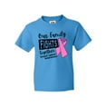 thumbnail image 1 of Inktastic Our Family Fights Together Breast Cancer Awareness Youth T-Shirt, 1 of 5