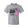 thumbnail image 1 of Inktastic Our Family Fights Together Breast Cancer Awareness Youth T-Shirt, 1 of 5