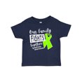 thumbnail image 1 of Inktastic Our Family Fights Together Lymphoma Awareness Lime Ribbon Boys or Girls Baby T-Shirt, 1 of 5
